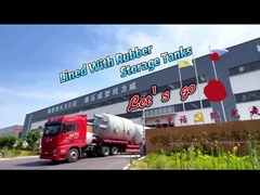 安全で耐久性の高い流体輸送のためのカスタマイズ可能なゴムで覆われたタンク