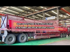 腐食防止ゴムで覆われたパイプ 泥炭採掘 Dn25-Dn2000 排水管