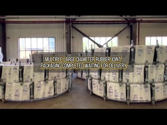 大直径のゴム関節 配送を待っている