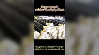 過酷な産業向けの耐久性のあるゴムライニングパイプ