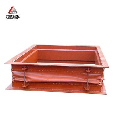 直角型非金属繊維補正器 フレンズ接続 熱膨張補正器