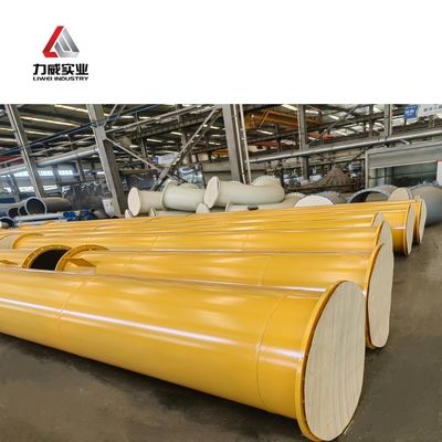 高温高圧環境用PEコーティングゴムライニングパイプ