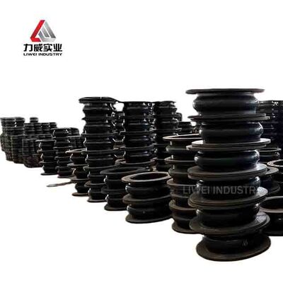 サイズによって異なります 単球柔らかいゴム関節 端がフラングド 引き出物 配管システムや設備に適しています