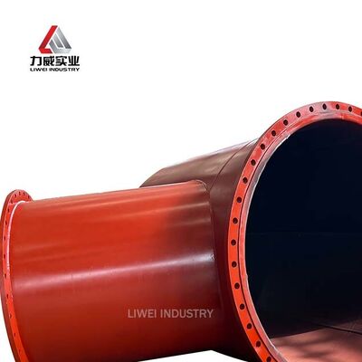 耐摩耗炭素鋼ゴムライニングパイプ シームレス ASTM DIN JIS フランジ 高温高圧 DN25～DN1200